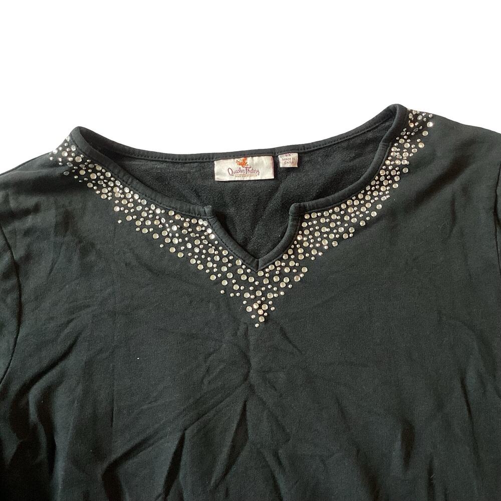 Quacker Factory Rhinestone Embellished Top - Picture 4 of 8